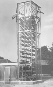 Pressephoto: Ruthner tower 1963, Langenlois (Copyright 1963: Stadt Wien, MA42)